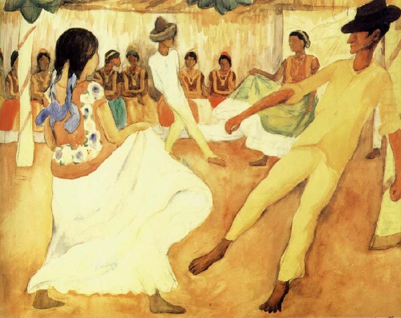 Dancing, Diego Rivera